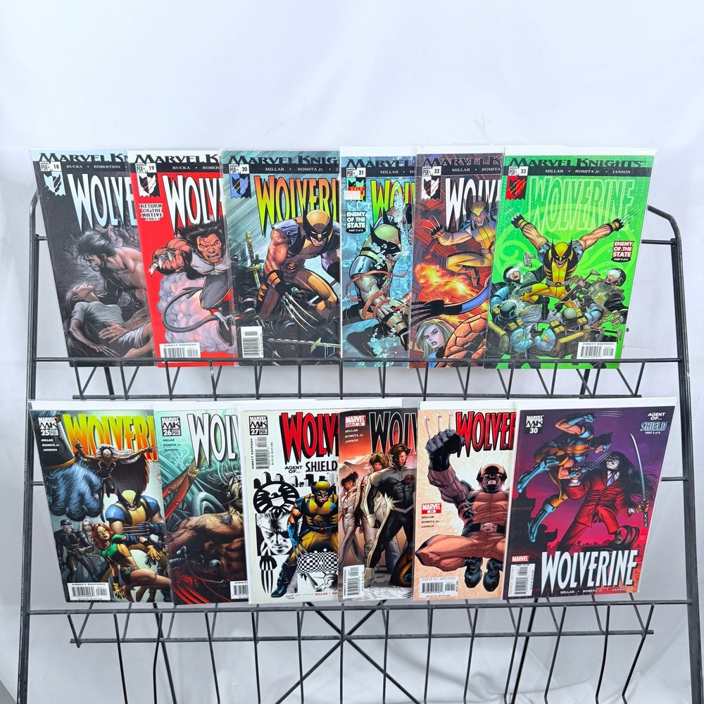 Wolverine Marvel Knights 18-23 25-30 Lot Enemy of the State Millar Romita Jr